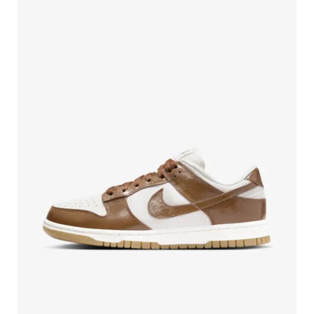 Nike Dunk Low FJ2260-001 Sneakers Women's Ale Brown White Leather Low Top PSS145 - Picture 3 of 10